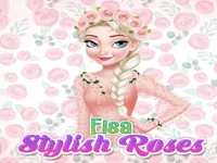 Elsa Frozen Stylish Roses image