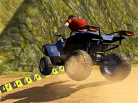 ATV Quad Bike Impossible Stunt image