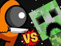 image bg Among vs Creeper Fight