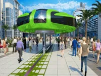 Gyroscopic Elevated Bus Simulator Public Transport image