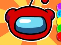 Among Us Coloring Book image