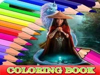 image bg Coloring Book for Raya And The Last Dragon