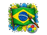 Brazil Coloring Adventure image