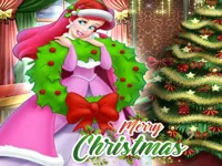 image bg Ariel The Little Mermaid Christmas Dres Up