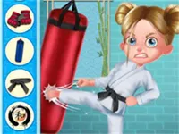 Karate Girl Vs School Bully Game image