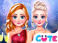 image bg Frozen Princess New years Eve