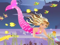 image bg Mermaid chage princess