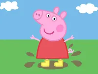 Peppa Pig Family Coloring image